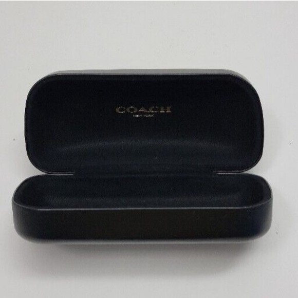 Coach  New York Clambshell Sunglasses Case Black Hard Shell - Picture 3 of 10